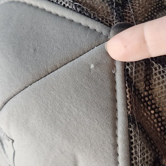 VTG Camo Rope Trucker Hat Coon Hunters Illinois Camouflage Cap Snapback Brown‎ - Picture 3 of 9